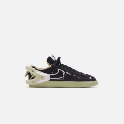 Hot Nike X Acronym Blazer Low Black / White / Olive Aura