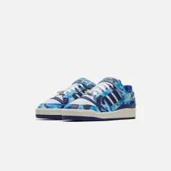 Flash Sale adidas X Bape Forum Low 84 Blue / White
