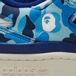 Discount adidas X Bape Forum Low 84 Blue / White