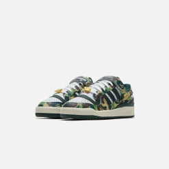 Clearance adidas X Bape Forum Low 84 Green / White