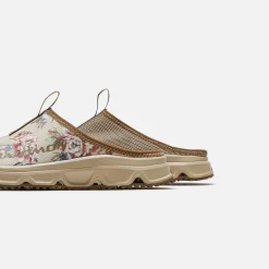 Sale Salomon X Beams Rx Slide 3.0 Flowers Safari / Kangaroo / Toasted