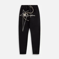 Hot Rick Owens X Champion Joggers Black