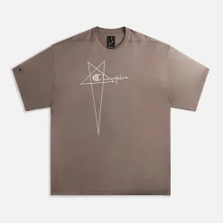 New Rick Owens X Champion Tommy Tee Dust