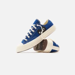 Best Sale CDG Pocket X Converse Chuck 70 Ox Blue Quartz