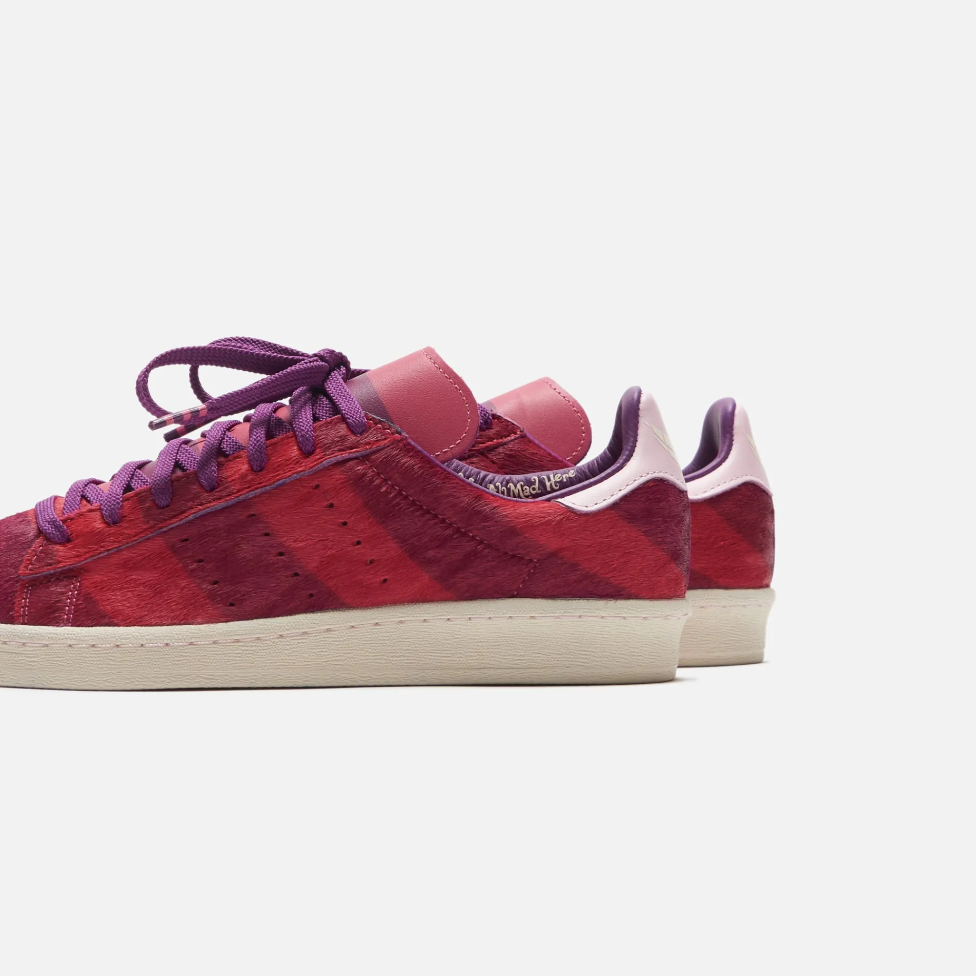 Shop adidas X Disney Campus 80S Cheshire Cat Semi Solar Pink / Glory Purple / Cream White