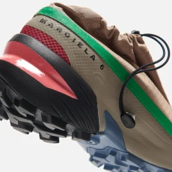 New Salomon X Margiela Mm6 Wmns Cross Low Kelp / Vintage Khaki / Bright Green