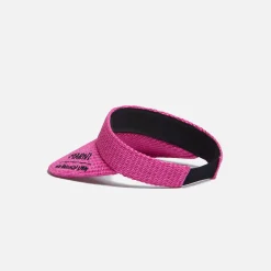 Sale Marni X No Vacancy Inn Raffia Visor Fuchsia