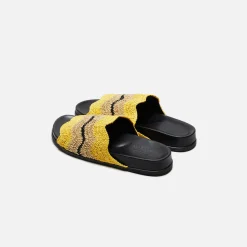 Best Sale Marni X No Vacancy Inn Slide Rafia Waves Sun / Natural
