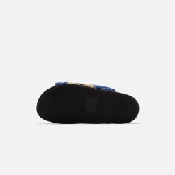 Cheap Marni X No Vacancy Inn Slide Rafia Waves Blue / Natural