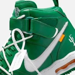 Cheap Nike X Off-White Air Force 1 Mid Pine Green / White / White