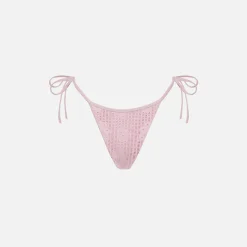 Store Frankies Bikinis X Pamela Anderson Venice Floral Jacquard Bottom Pink Dream