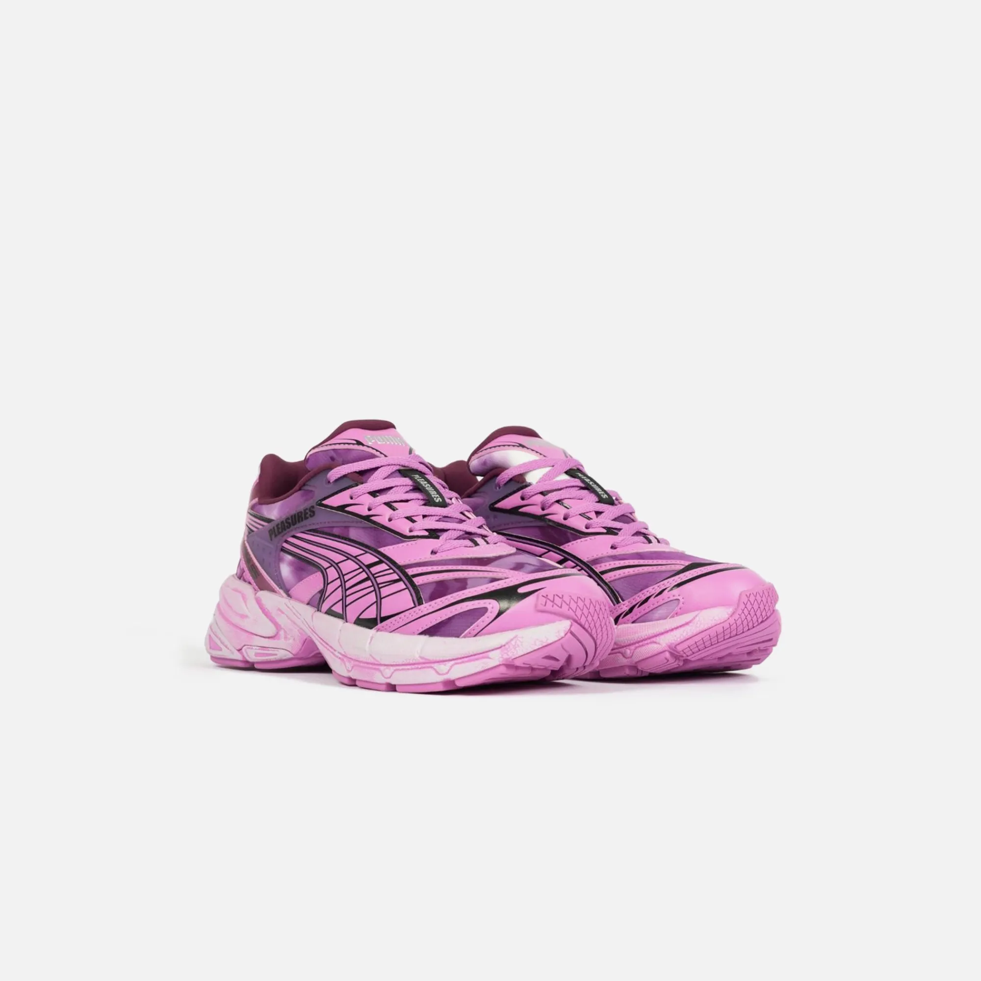 Cheap Puma X Pleasures Velophasis Overdyed Grape Wine / Mauve Pop
