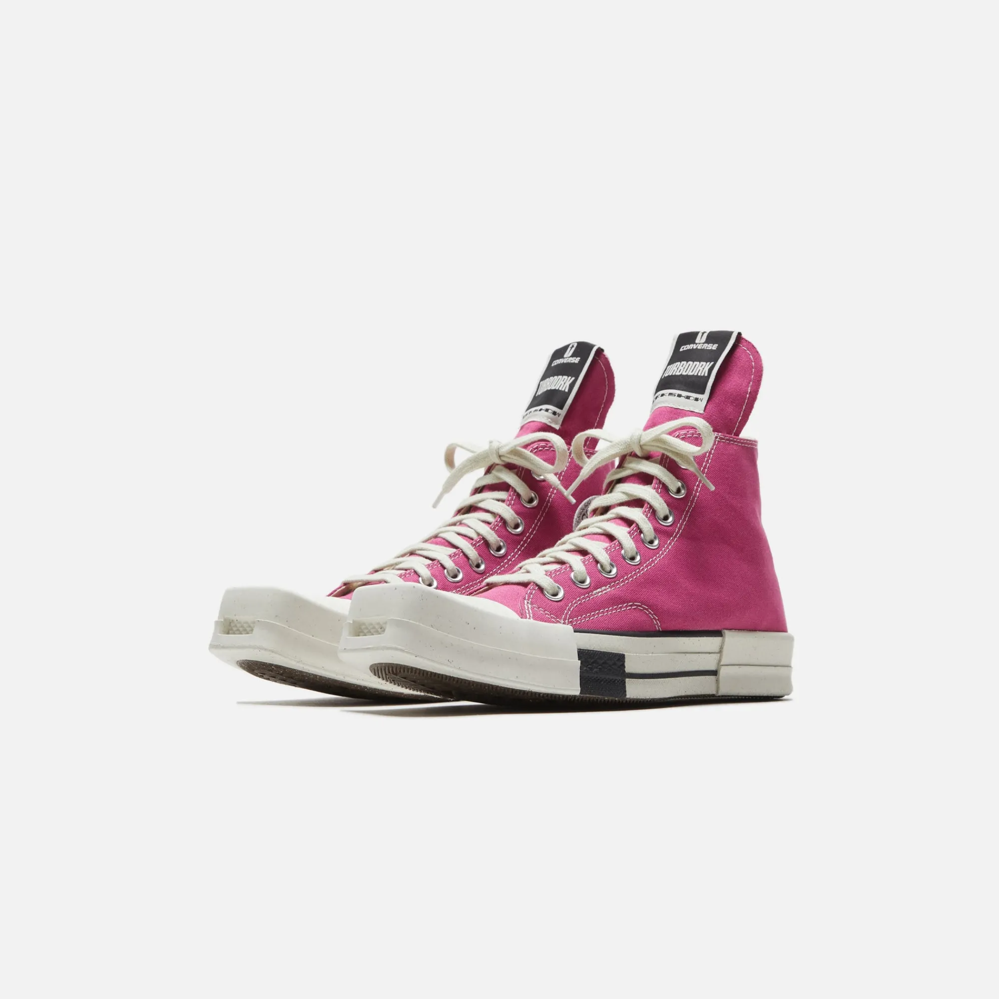 Shop Converse X Rick Owens Drkshdw Turbodrk Laceless Cactus Flower / Egret / Natural Ivory