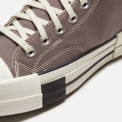Flash Sale Converse X Rick Owens Drkshdw Turbodrk Laceless Iron / Egret / Natural Ivory