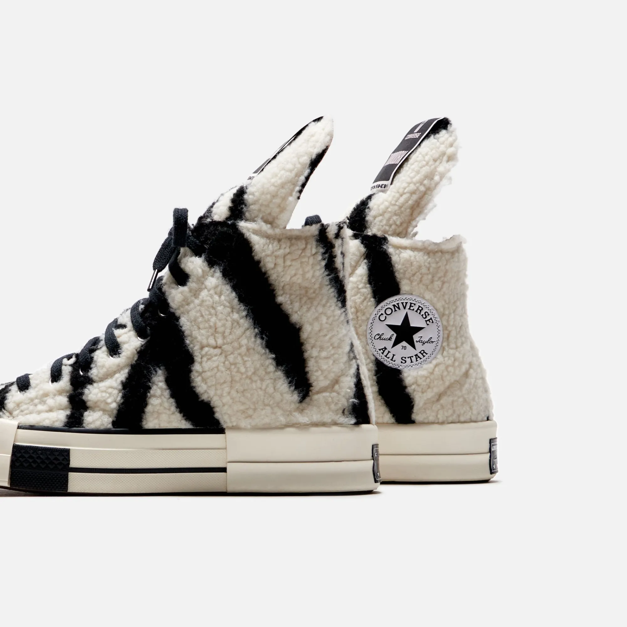 Flash Sale Converse X Rick Owens Drkshdw Turbodrk Chuck 70 High Lily White / Black