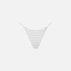 Online Frankies Bikinis X Sydney Sweeney Spice Ruffle Jacquard Bottom Dearly Beloved