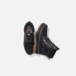 Fashion Timberland X Vans 6" Boot Black / Checkerboard