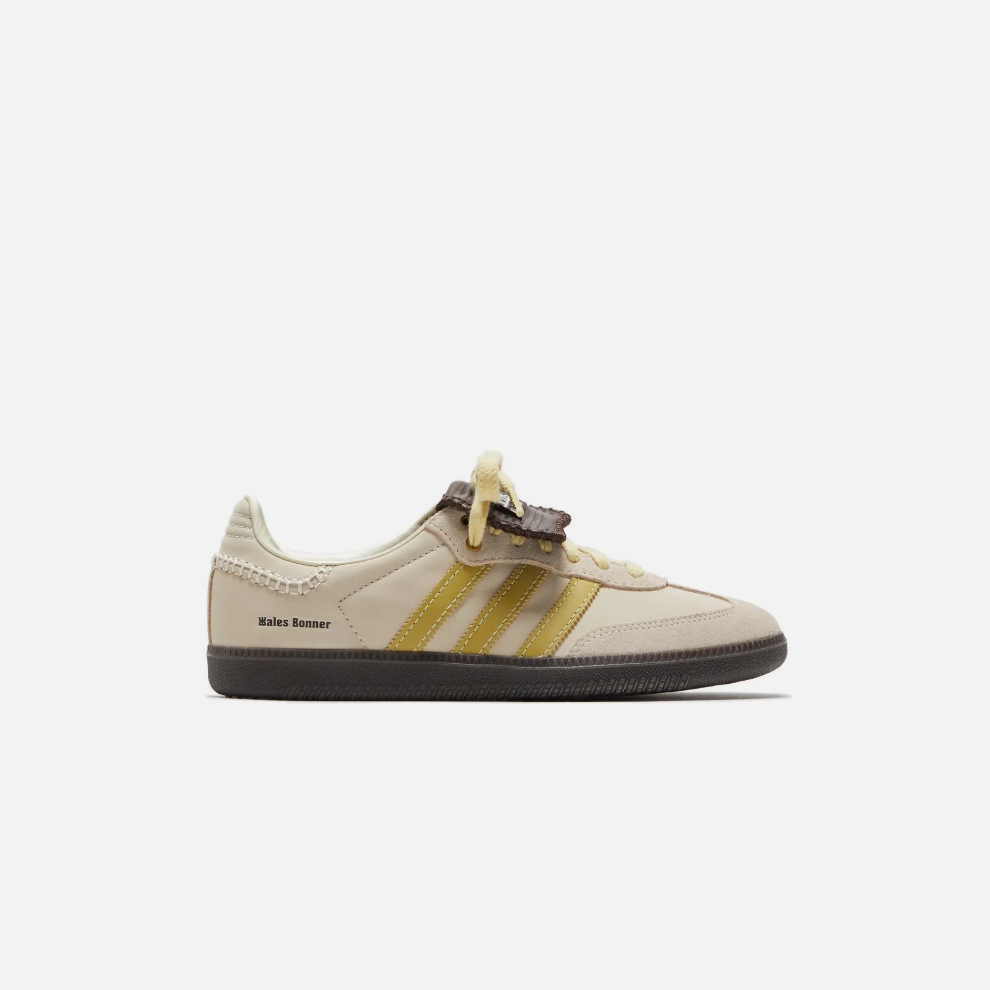 Cheap adidas X Wales Bonner Samba Ecru Tint / Almost Yellow / Dark Brown