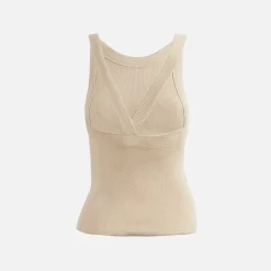 Sale The Line by K Ximeno Tank Beige Melange