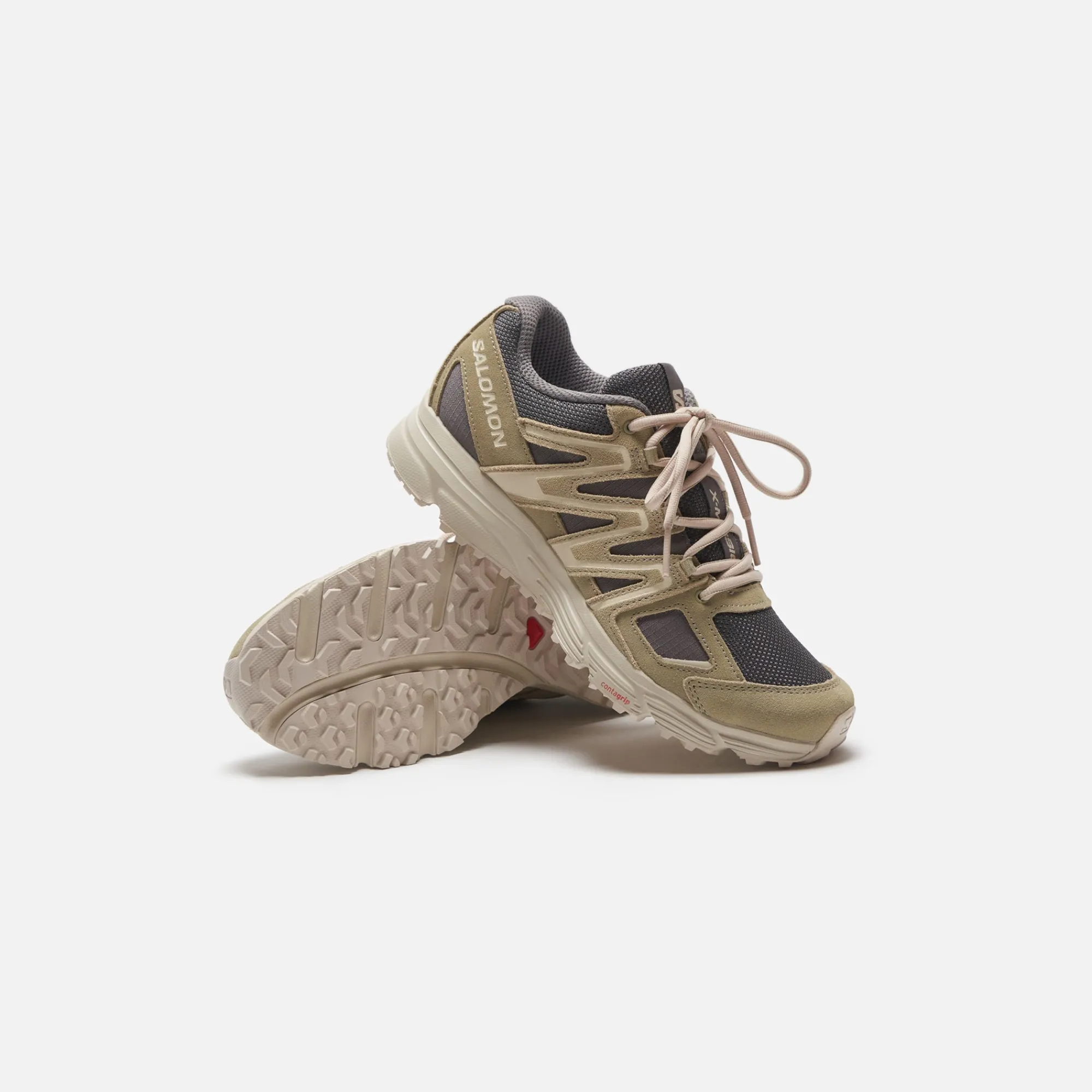 Best Sale Salomon X-Mission 4 Suede Pewter / Moss Gray / Moth