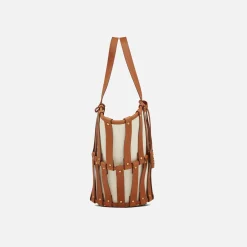 Fashion Saint Laurent Ysl Bag New Panier Brick Brown