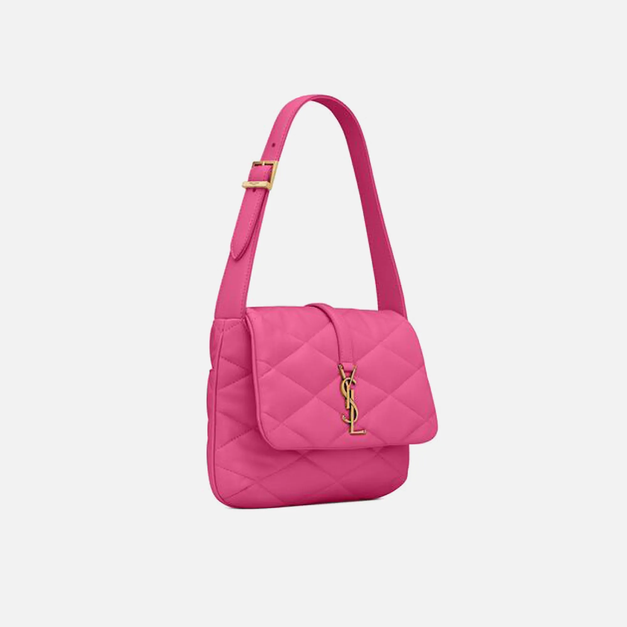 Cheap Saint Laurent Ysl Le 57 Hobo Shoulder Bag Bubblegum