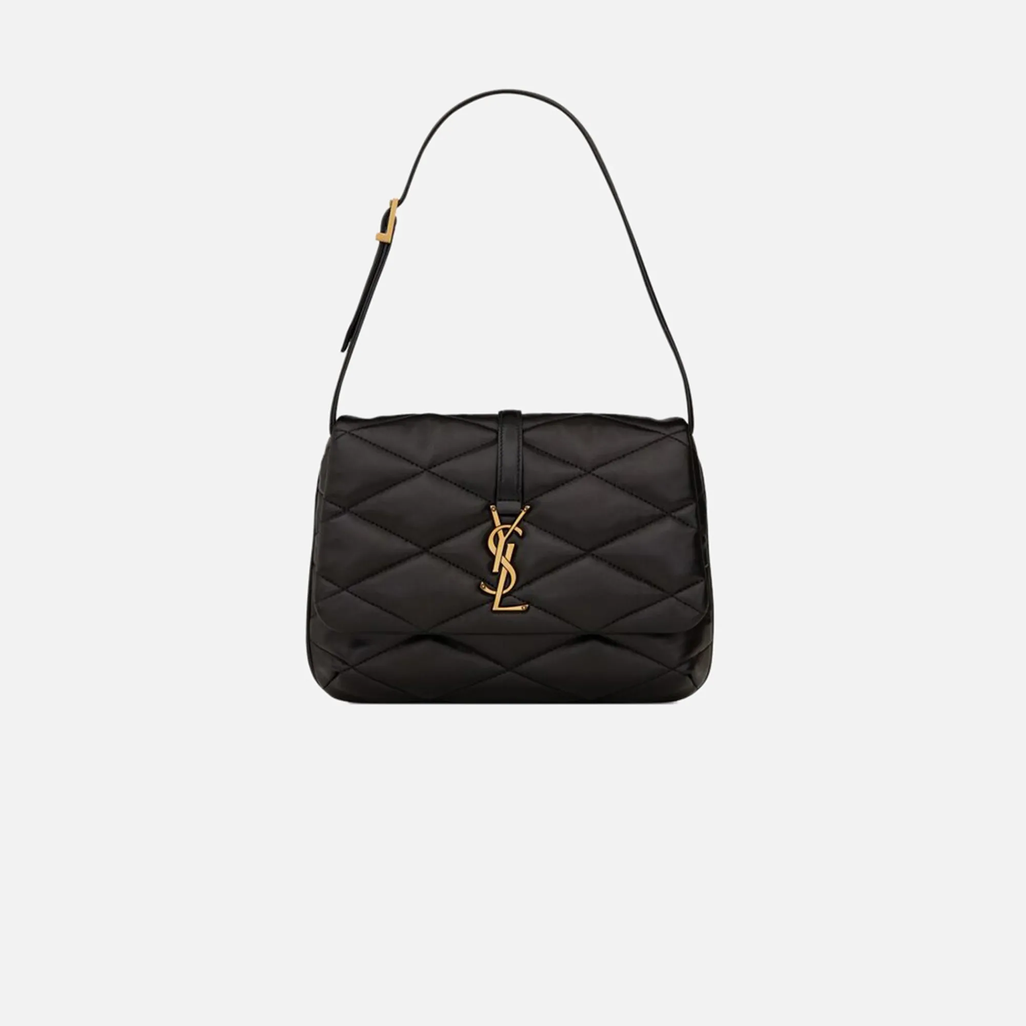 Store Saint Laurent Ysl Matelasse Shoulder Bag Black