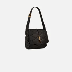 Store Saint Laurent Ysl Matelasse Shoulder Bag Black