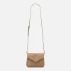 Discount Saint Laurent Ysl Minibag Mono With Suede Taupe