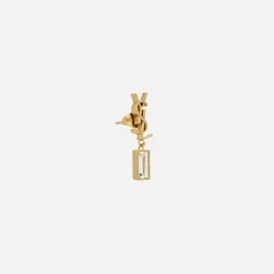 Cheap Saint Laurent Ysl Single Pampil Earring Gold