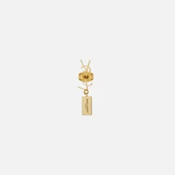 Cheap Saint Laurent Ysl Single Pampil Earring Gold