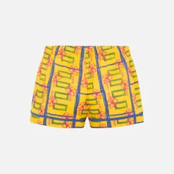 Clearance Siedres Zyon Boxer Shorts Yellow Print